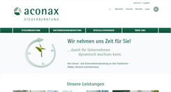 Desktop Screenshot of aconax.de