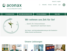 Tablet Screenshot of aconax.de